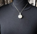 Kit Heath CELTIC Locket necklace - Sterling Silver -  on 17" Chain - 10.4g