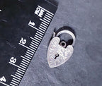 GEORG JENSEN SILVER Heart Lock Charm - for bracelet - Sterling Silver