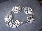Vintage Silver Panel Bracelet - Victorian Style 18cm - 8.7g