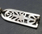 SILVER Celtic GLASGOW ROSE Brooch - Mackintosh Style Pin 3.7g