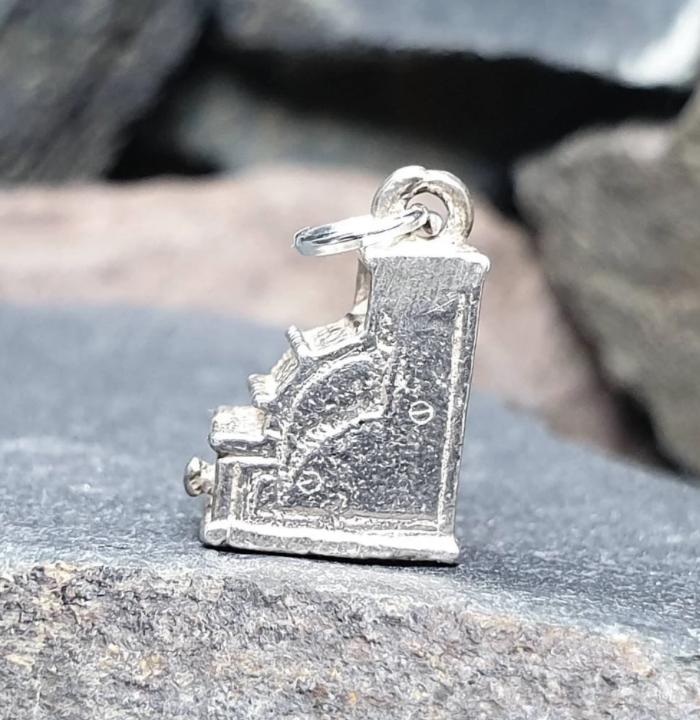 Till Charm Old fashioned Shopkeeper Cash Register - Bracelet - 1.8g
