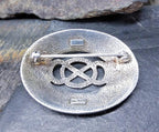 Kit Heath Sterling Silver Celtic Art Nouveau Brooch - 12.3g