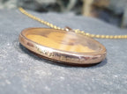 Antique 9ct Gold Photo Locket Pendant - Chester 1908 on 16" Chain - 4.5g