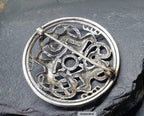 Sterling Silver CELTIC ZOOMORPHIC Brooch - Kit Heath - 10.9g