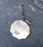 Vintage Georg Jensen St CHRISTOPHER Necklace Pendant on 18" Chain - 7.4g