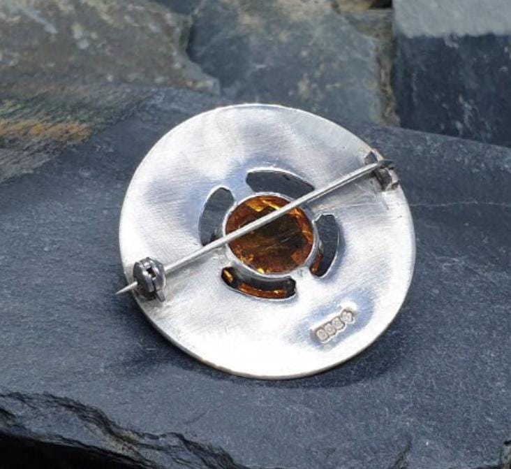 Sterling SILVER Zoomorphic BROOCH - John Hart c 1955 - 17.4g