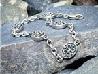 Vintage STERLING SILVER CELTIC Bracelet - 20cm - 13.9g