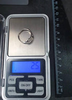 Vintage Sterling Silver Mackintosh Style Cecily Leaf Ring - Size uk O ( us 7) - 2.5g