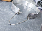 Vintage Georg Jensen SILVER Star BANGLE Bracelet c 1976 - 29.5g