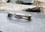 VICTORIAN Solid Silver BROOCH - Basket of Flowers - 2.6g