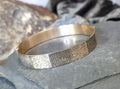 Vintage 9ct Rolled GOLD Wide BANGLE BRACELET - 50 Microns - 17.4g