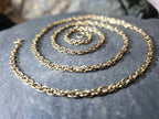 Vintage 9ct GOLD Multi Link Chain Necklace, 18" - 5.5g