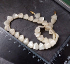 Vintage Mother of Pearl Heart Bead Necklace - 28g
