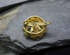 VICTORIAN FLY Insect BROOCH - Pinchbeck Pin and Paste stones