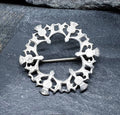 ORTAK SILVER THISTLE Brooch - Malcolm Gray Scottish Sterling Silver - 3.1g