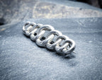 Antique Sterling Silver Lovers Knot Brooch - Edwardian Chester Hallmarks circa 1905 - 2.1g