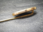 Vintage GOLD Fronted STICK PIN  - Hat or Tie  - 1.4g