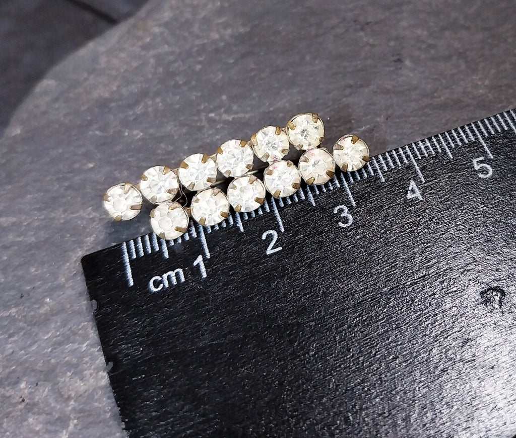 Antique Edwardian Paste Stones BROOCH - 2.7g