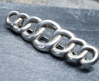 Antique Sterling Silver Lovers Knot Brooch - Edwardian Chester Hallmarks circa 1905 - 2.1g