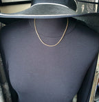 Antique Victorian 9ct GOLD ROLO BELCHER Chain Necklace with Barrel Clasp - 18" - 8.6g