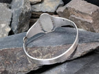 Vintage Sterling Silver Ra God ofCreation Bangle Bracelet - Egyptian - 21.7g
