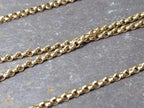 Vintage 9ct GOLD BELCHER Chain Necklace, 23" Long  Hallmarked - 6.8g
