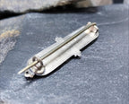 Antique Silver Bar BROOCH - Adie & Lovekin 1893 - 2.5g
