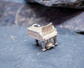 Vintage Silver PIANO Charm - Musical Instrument for bracelet or miniature model - 1.7g