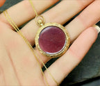 Antique 9ct Gold Photo Locket Pendant - Chester 1904 on 18" Chain - 5.7g