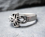Silver ANKH RING -  Cross Symbol of Life - Size uk N ( us 6.5) - 3.3g