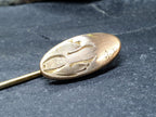 Vintage GOLD Fronted STICK PIN  - Hat or Tie  - 1.4g