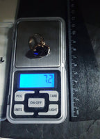 Huge Antique 9ct GOLD Smoky Quartz Ring - Size uk L (us 5.75) - 7.2g