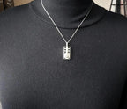 Vintage Kit Heath Silver CELTIC ROSE Pendant Necklace on 18" Chain - 4g
