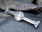 Vintage Sterling Silver Viking Ship Brooch Pin - Edinburgh circa 1937 - 7.5g