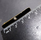 Victorian FRENCH JET BROOCH - with Star and seed pearl - 3.7g
