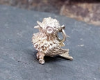 Vintage SILVER Bird on Branch CHARM - Pendant - 4.8g