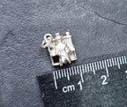 Vintage Silver PIANO MAN Charm - for bracelet or miniature model - 2g
