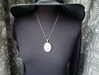 Victorian Sterling Silver SONGBIRD LOCKET - c1879 Horace Woodward with 22" Chain - 20.7g