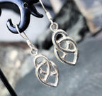 Sterling Silver CELTIC KNOT Dangling Earrings - 4.8g