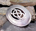 Kit Heath Sterling Silver Celtic Art Nouveau Brooch - 12.3g