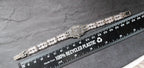 Chateau Sterling Silver Bracelet WATCH with Marcasite Opening Front 18cm - 27.8g
