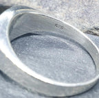 Vintage SILVER CELTIC KNOT Ring - Triquetra - Large Size uk W ( us 11) - 5.8g