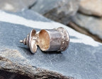 Tankard Jug Mug Charm - opening lid - 925 sterling silver - 2.7g