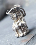 SILVER TOBY JUG Charm - Mini Beer Pint - Vintage Solid Sterling - 4.8g