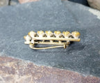 Antique Edwardian Paste Stones BROOCH - 2.7g