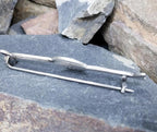 Vintage Sterling Silver Viking Ship Brooch Pin - Edinburgh circa 1937 - 7.5g