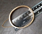 Vintage  Art Deco 12ct GOLD Plated BANGLE - BRACELET - 10.5g