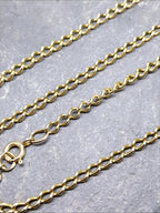 Vintage 9ct GOLD Chain Necklace, 19" Long  Hallmarked - 10.3g