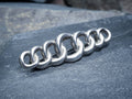 Antique Sterling Silver Lovers Knot Brooch - Edwardian Chester Hallmarks circa 1905 - 2.1g