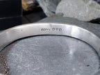 Vintage Sterling SILVER BANGLE Bracelet - Chester 1941 - 11.9g